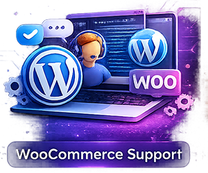 WooCommerce support service for troubleshooting, setup and store management