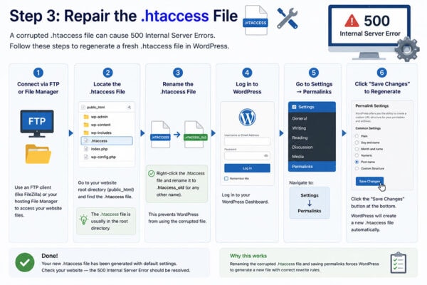 How to Fix 500 Internal Server Error in WordPress