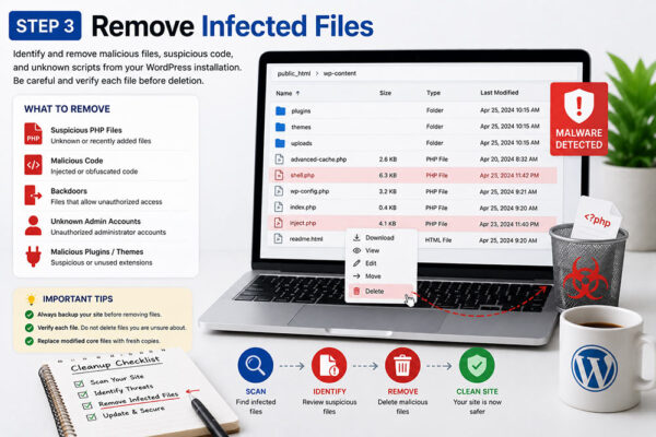 How to Remove Malware from WordPress Safely and Effectively