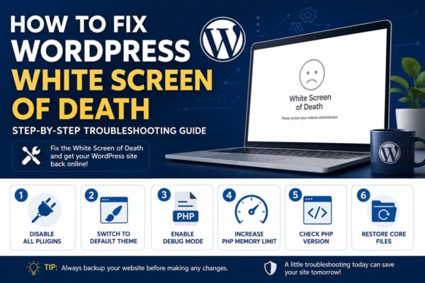 WordPress White Screen of Death: How to Fix It Fast