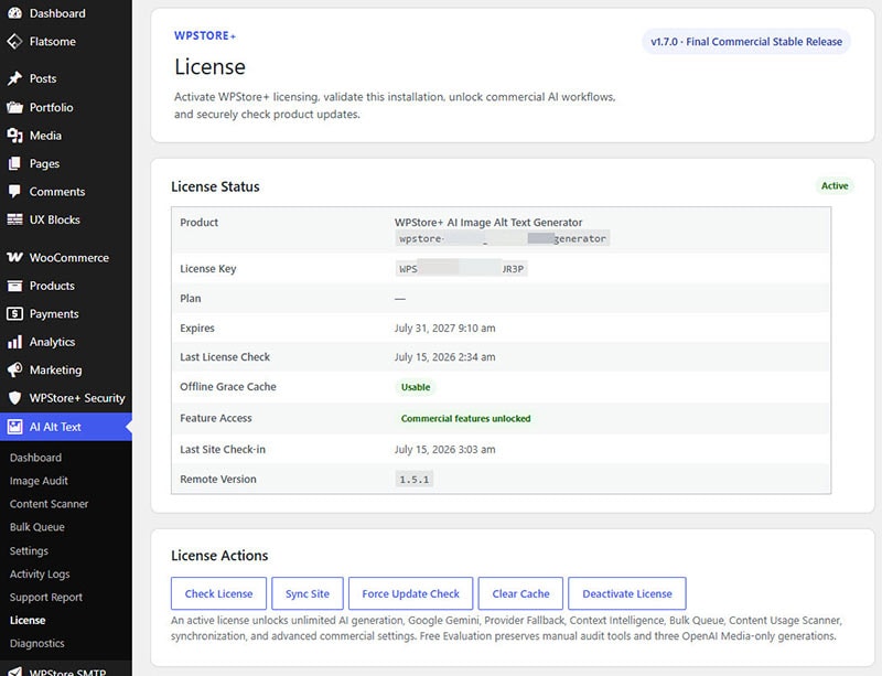 License and Feature Access