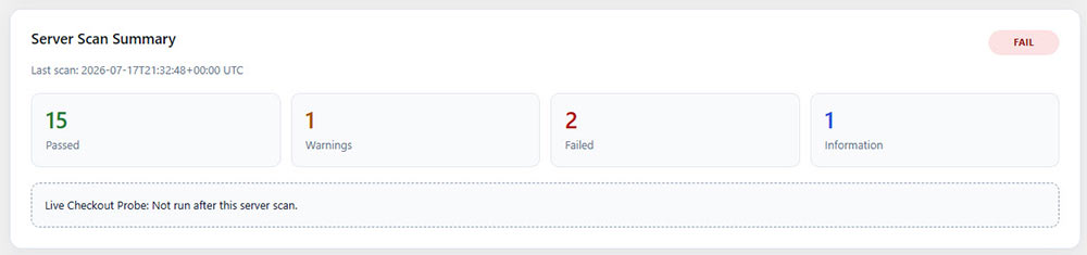 Mix of PASS and INFO with no unrelated errors