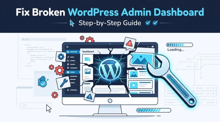Fix Broken WordPress Admin Dashboard: Step-by-Step Guide