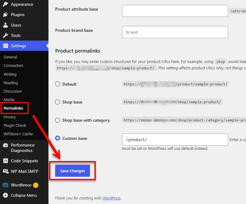 Clicking the Save Changes button in WordPress Permalinks settings to automatically generate a fresh .htaccess file
