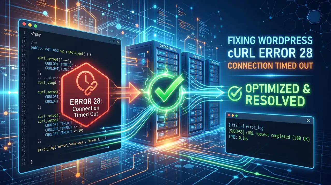 How to Fix cURL Error 28 WordPress: Connection Timed Out in WordPress – 6 Effective Solutions