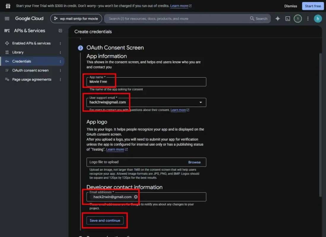 Review optional OAuth scopes